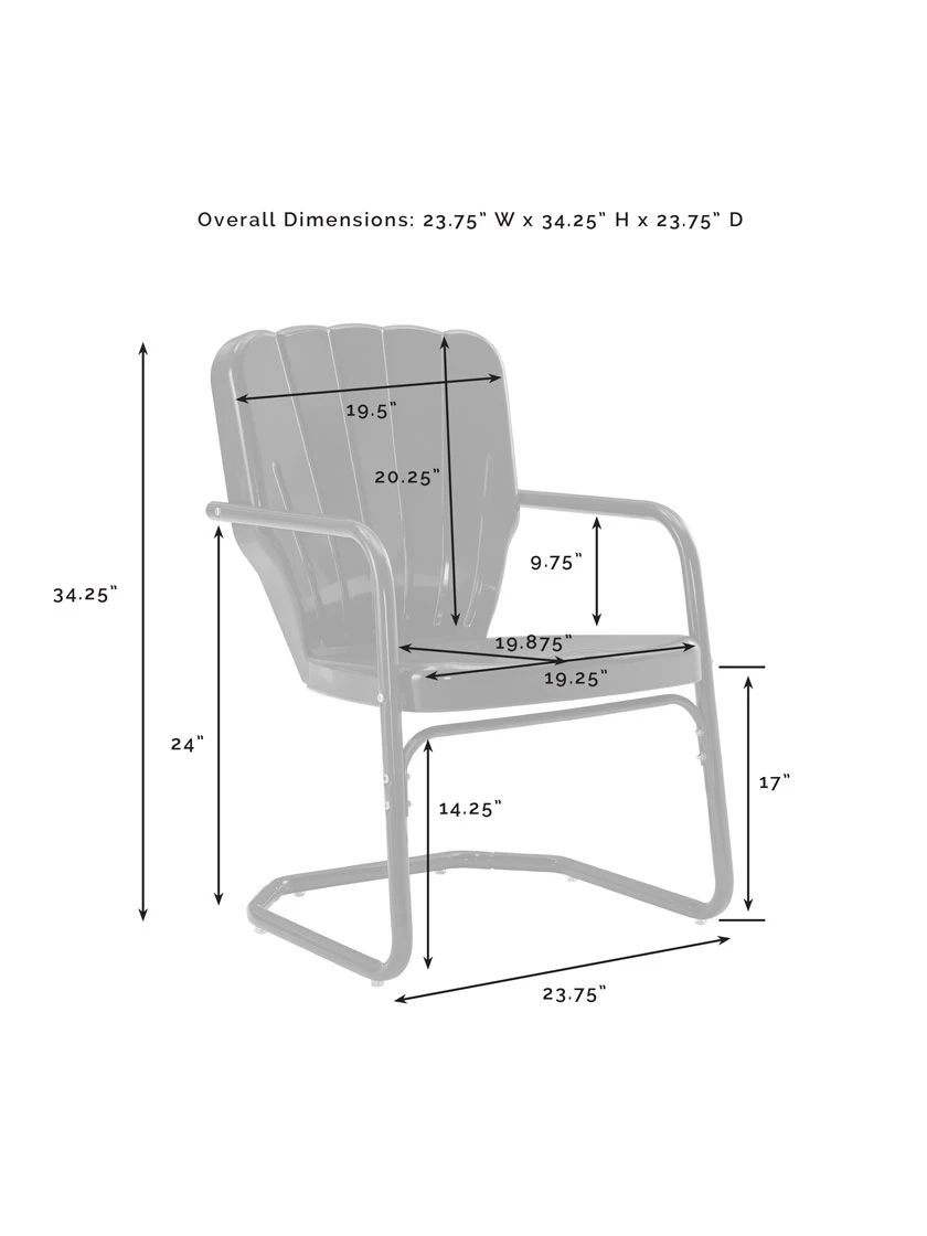 Crosley Ridgeland 5-piece Outdoor Dining Set 15 Crosley Ridgeland 5-piece Outdoor Dining Set - Image 13
