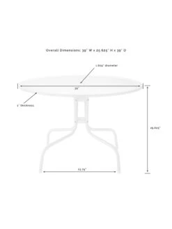 Crosley Ridgeland 5-piece Outdoor Dining Set 30 Crosley Ridgeland 5-piece Outdoor Dining Set -Garden Supplies Shop 8611579 08v