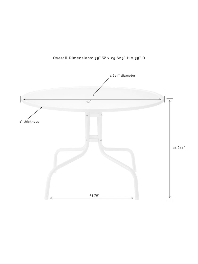 Crosley Ridgeland 5-piece Outdoor Dining Set 16 Crosley Ridgeland 5-piece Outdoor Dining Set - Image 14