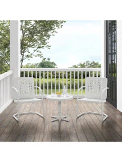 Crosley Bates 3-piece Outdoor Dining Chair Set 17 Crosley Bates 3-piece Outdoor Dining Chair Set -Garden Supplies Shop 8611583 wt 23v