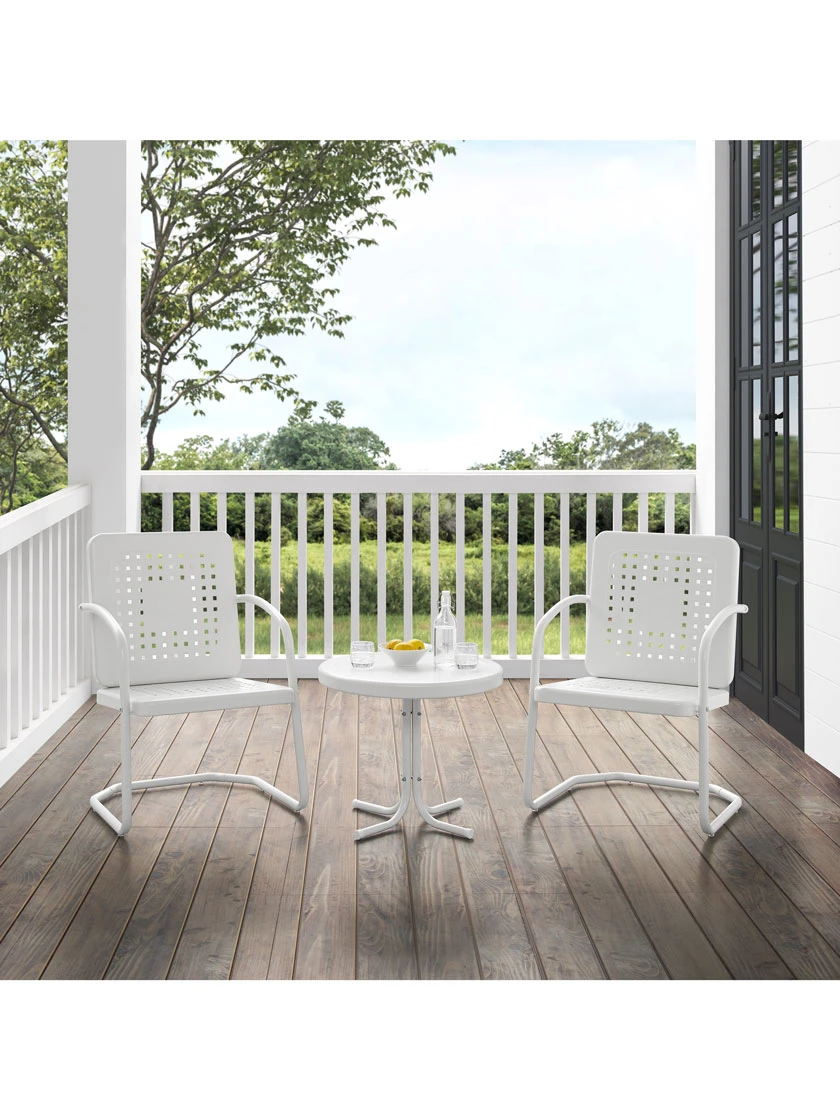 Crosley Bates 3-piece Outdoor Dining Chair Set 7 Crosley Bates 3-piece Outdoor Dining Chair Set - Image 5