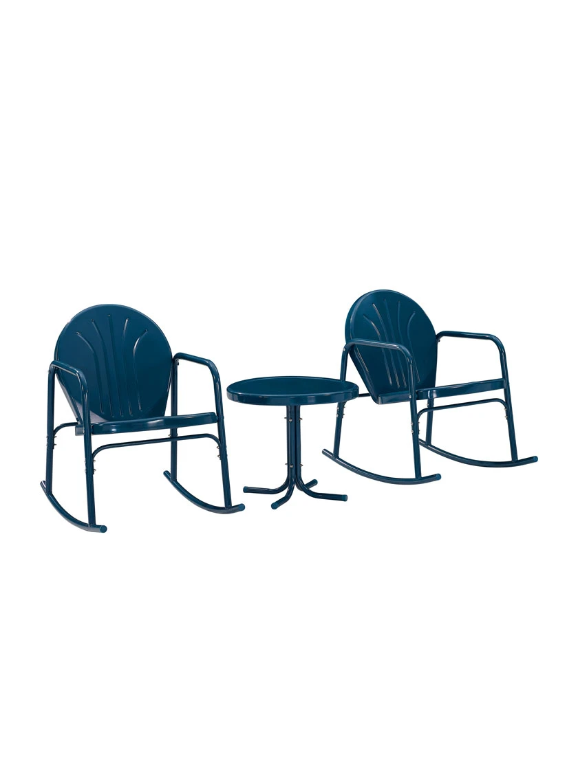 Crosley Griffith 3-piece Outdoor Rocking Chair Set 3 Crosley Griffith 3-piece Outdoor Rocking Chair Set