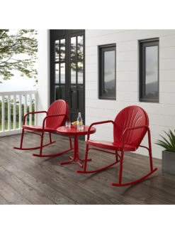 Crosley Griffith 3-piece Outdoor Rocking Chair Set 19 Crosley Griffith 3-piece Outdoor Rocking Chair Set -Garden Supplies Shop 8611588 rd 14v
