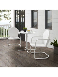 Crosley Griffith 3-piece Outdoor Bistro Set -Garden Supplies Shop 8611589 wt 32v