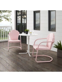 Crosley Tulip 3-piece Outdoor Bistro Set -Garden Supplies Shop 8611591 pi 17v