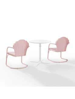 Crosley Tulip 3-piece Outdoor Bistro Set -Garden Supplies Shop 8611591 pi 23v