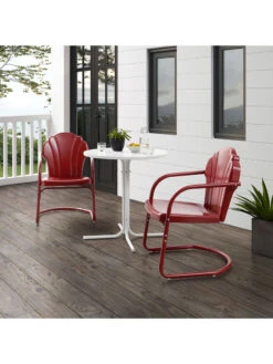 Crosley Tulip 3-piece Outdoor Bistro Set -Garden Supplies Shop 8611591 rd 27v