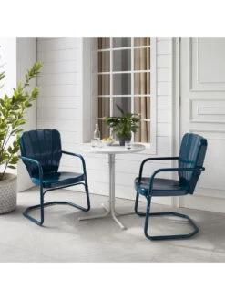 Crosley Ridgeland 3-piece Outdoor Bistro Set -Garden Supplies Shop 8611594 ny 01v