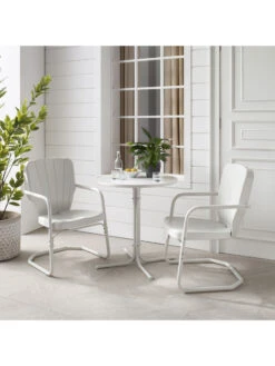 Crosley Ridgeland 3-piece Outdoor Bistro Set -Garden Supplies Shop 8611594 wt 37v