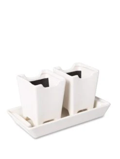 Stoneware Self-Watering Windowsill Planters, Set Of 2 -Garden Supplies Shop 8611890 5658 tif