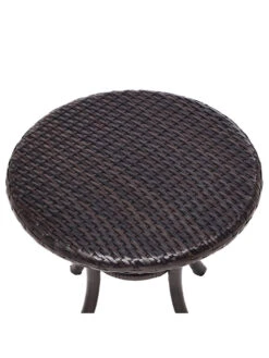 Crosley Palm Harbor Outdoor Wicker Round Side Table -Garden Supplies Shop 8611949 06v