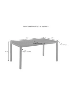 Crosley Kaplan Dining Set -Garden Supplies Shop 8611954 10v