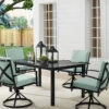 Crosley Kaplan 5Pc Outdoor Dining Set With Swivel Chairs -Garden Supplies Shop 8611955 01v kaplan 5pc outdoor dining set table and 4 swivel chairs