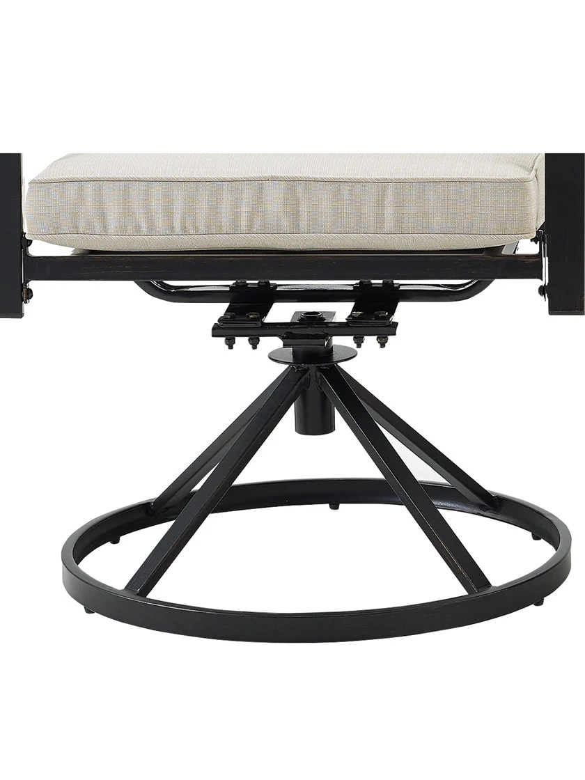 Crosley Kaplan 5Pc Outdoor Dining Set With Swivel Chairs 12 Crosley Kaplan 5Pc Outdoor Dining Set With Swivel Chairs - Image 10