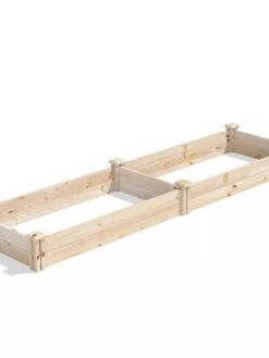Pine Raised Garden Bed, 2' X 8' -Garden Supplies Shop 8612243 03V jpg