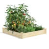 Pine Raised Garden Beds, 4'x4' -Garden Supplies Shop 8612249 02v pine raised garden bed 4x4 feet