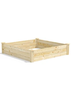 Pine Raised Garden Beds, 4'x4' -Garden Supplies Shop 8612250 03v