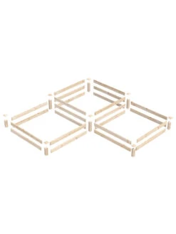 2-Tier Pine Raised Garden Bed, 4'x12' -Garden Supplies Shop 8612257 01v