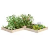 2-Tier Pine Raised Garden Bed, 4'x12' -Garden Supplies Shop 8612257 02v 2 tier pine raised garden bed 4x12 feet