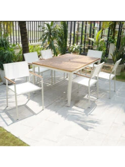 Braylee 7 Pc Outdoor Dining Set 7 Braylee 7 Pc Outdoor Dining Set -Garden Supplies Shop 8612276 02v