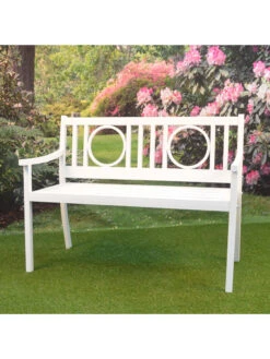 Gramercy Outdoor Metal Bench -Garden Supplies Shop 8612281 06v