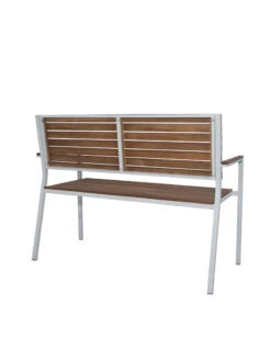 Braylee Metal And Wood Garden Bench -Garden Supplies Shop 8612284 02v