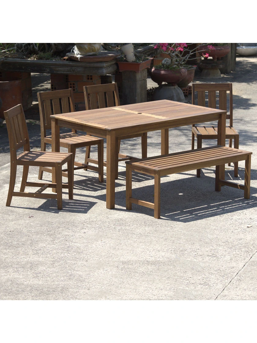 Fontana 6 Pc Outdoor Dining Set 4 Fontana 6 Pc Outdoor Dining Set - Image 2