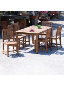 Fontana 7 Pc Outdoor Dining Set -Garden Supplies Shop 8612293 01v