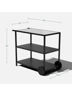 Veradek Stainless Steel Outdoor Kitchen Series Bar Cart -Garden Supplies Shop 8612470 15v