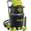 Sun Joe® 16-Gal 1200W 6.5 Pk HP Wet/Dry Shop Vac, HEPA Filtration, Wheeled W/Attachments -Garden Supplies Shop 8612524 02v sun joe 16 gal 1200w hp wet dry shop hep vac swd16000