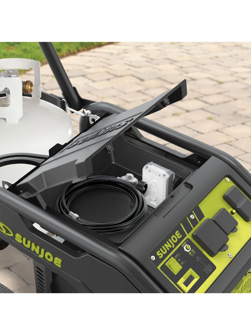 Sun Joe® 4,100/3,300-Running Watt Propane Powered Portable Generator W/24VBattery Starter 9 Sun Joe® 4,100/3,300-Running Watt Propane Powered Portable Generator W/24VBattery Starter - Image 7