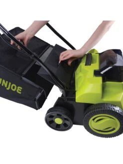 Sun Joe® 48V ION+ Cordless 15-Inch 5-Position Walk-Behind Lawn Dethatcher -Garden Supplies Shop 8612541 05v