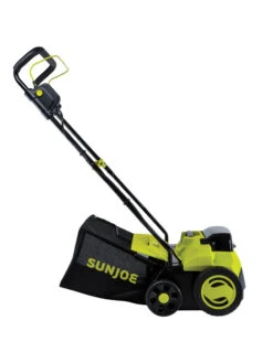 Sun Joe® 48V ION+ Cordless 15-Inch 5-Position Walk-Behind Lawn Dethatcher -Garden Supplies Shop 8612541 09v
