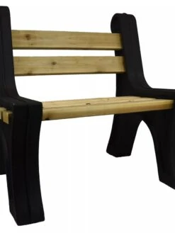 Custom Length Lightweight Indoor Or Outdoor Bench Ends -Garden Supplies Shop 8612857BK 10V tif