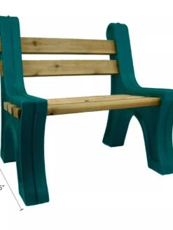 Custom Length Lightweight Indoor Or Outdoor Bench Ends -Garden Supplies Shop 8612857GR 03V tif