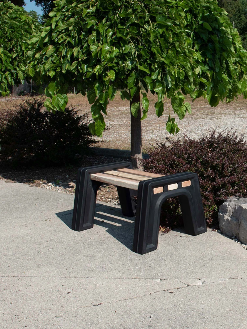 Custom Length Lightweight Indoor Or Outdoor Backless Bench Ends 6 Custom Length Lightweight Indoor Or Outdoor Backless Bench Ends - Image 4