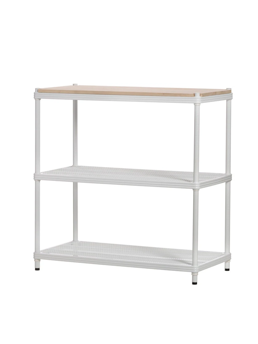 MeshWorks © 3 Tier Plant Shelving With Wood Top 6 MeshWorks © 3 Tier Plant Shelving With Wood Top - Image 4