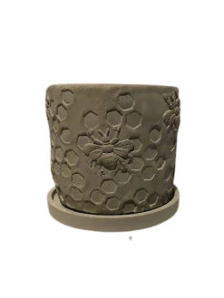 Concrete Honeycomb Bee Planter -Garden Supplies Shop 8613044 01v