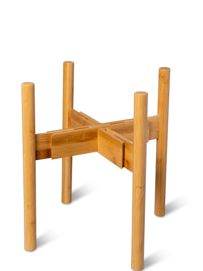 Adjustable Bamboo Plant Stand, Set Of 2 6 Adjustable Bamboo Plant Stand, Set Of 2 - Image 4