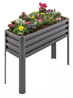 Metal Double Height Raised Garden Bed -Garden Supplies Shop 8613688 01V 3 4
