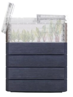 Modular Rectangular Raised Bed Kit With Translucent Panels & Lid -Garden Supplies Shop 8614250 01V