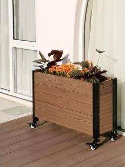 Mobile Deep Trough Planter -Garden Supplies Shop 8614263 04V