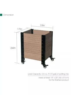 Mobile Deep Root Corner Planter -Garden Supplies Shop 8614266 04V 3 4