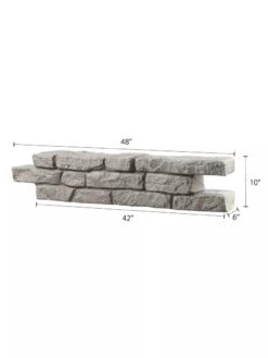Rock Lock Interlocking Garden System, Straight Sets -Garden Supplies Shop ParcelWirx Drop Box with Chute Measurements