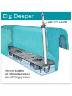 Viva Self-Watering Balcony Railing Planter -Garden Supplies Shop hiw 8586699